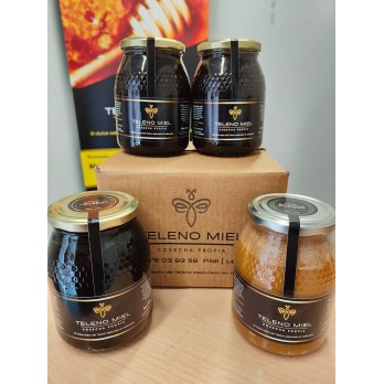 Pack sostenible de 4kg de miel a elegir
