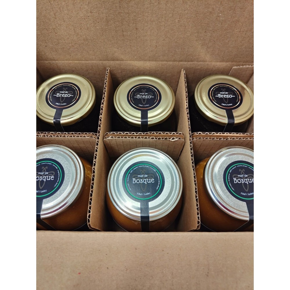 Pack sostenible de 6kg de miel a elegir
