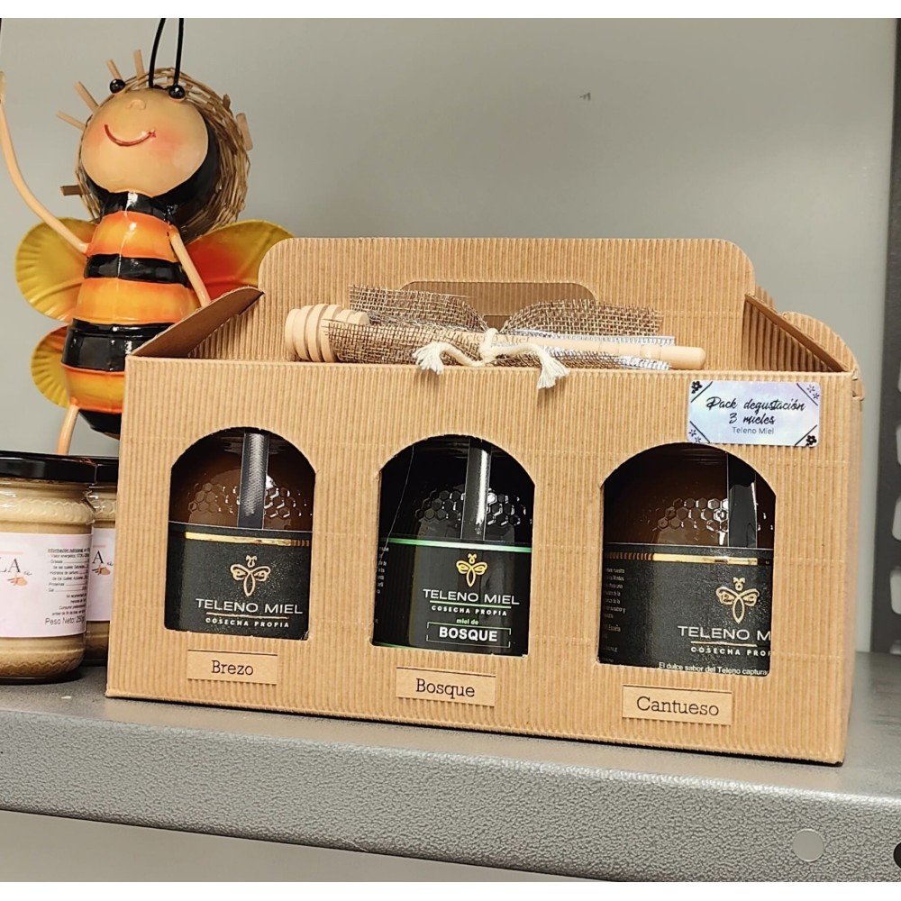 Pack degustación 3 mieles (3x500g)