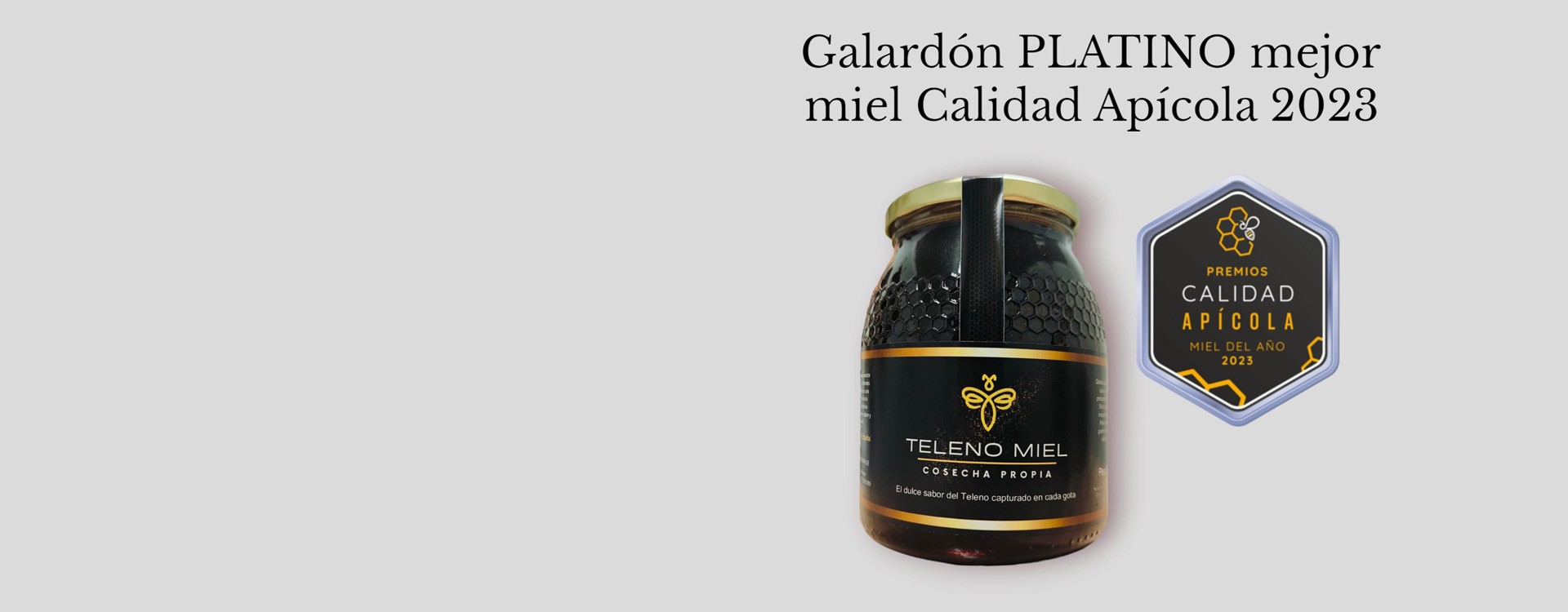 Galardón Platino en Calidad Apícola