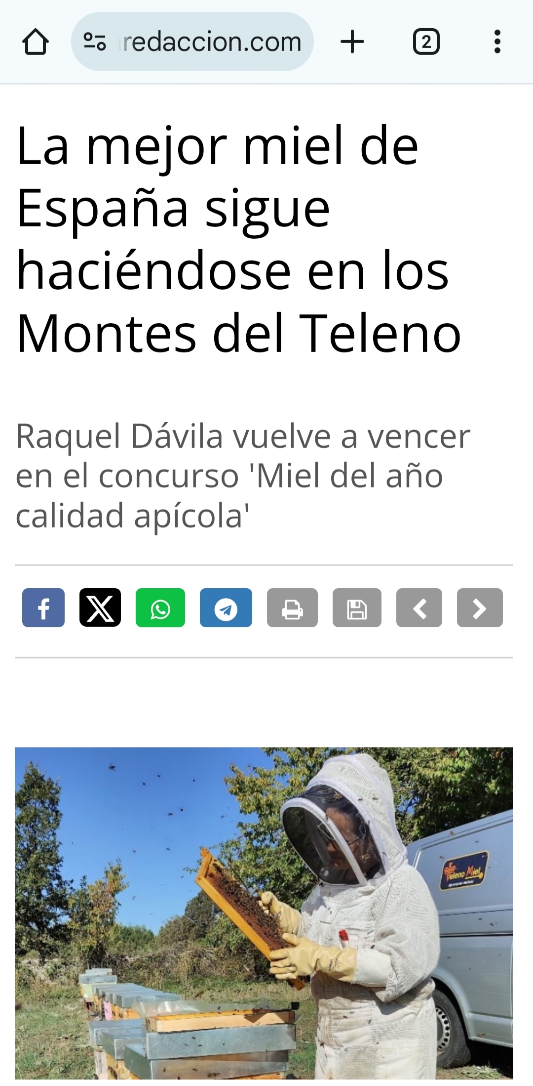 La mejor miel de España sigue haciéndose en los Montes del Teleno